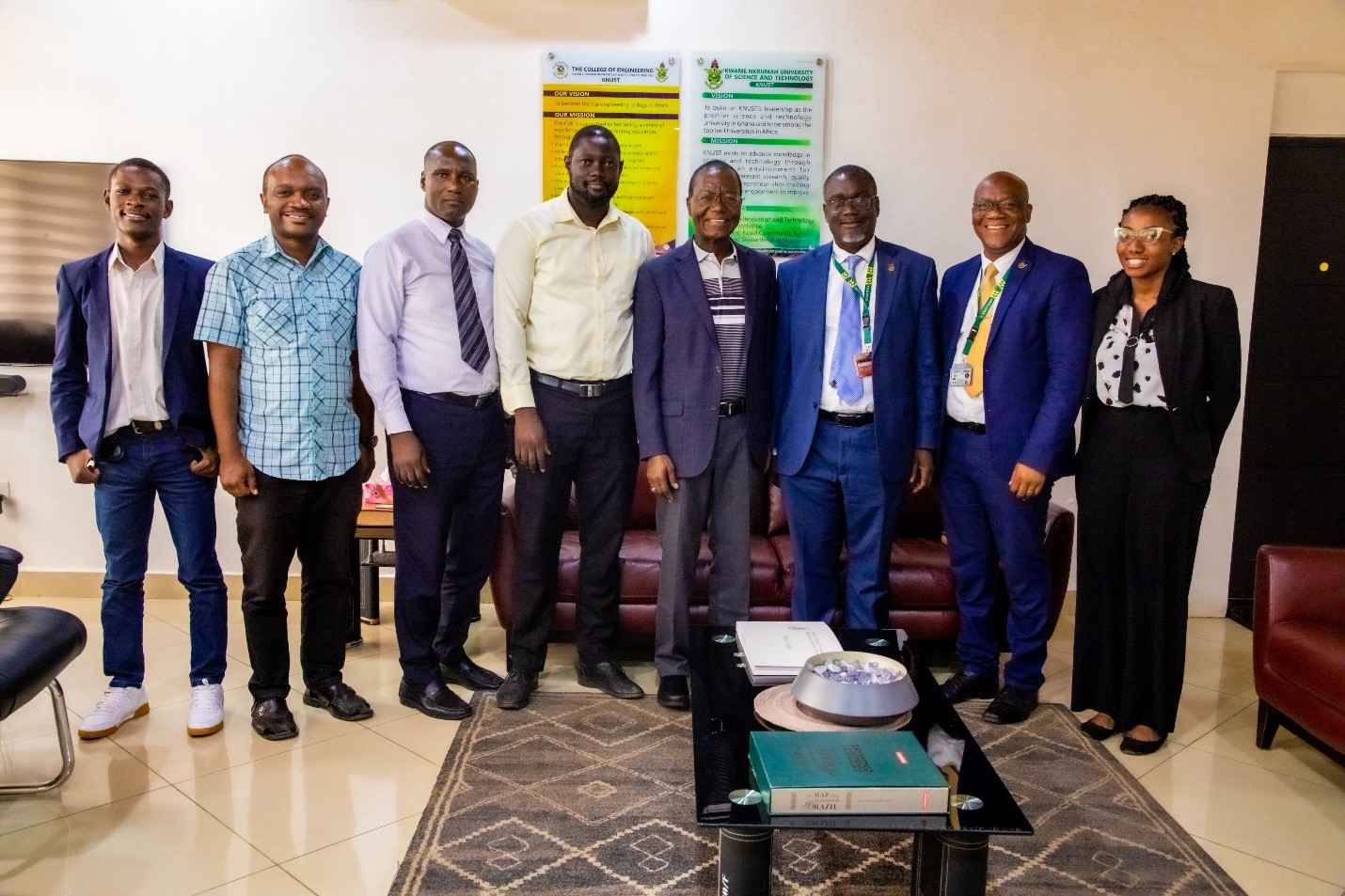 Prof. Joseph Yaw Yeboah visits KNUST College of Engineering