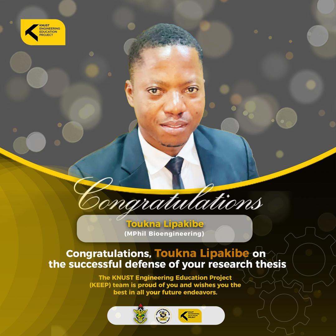 Congratulations Toukna Lipakibe