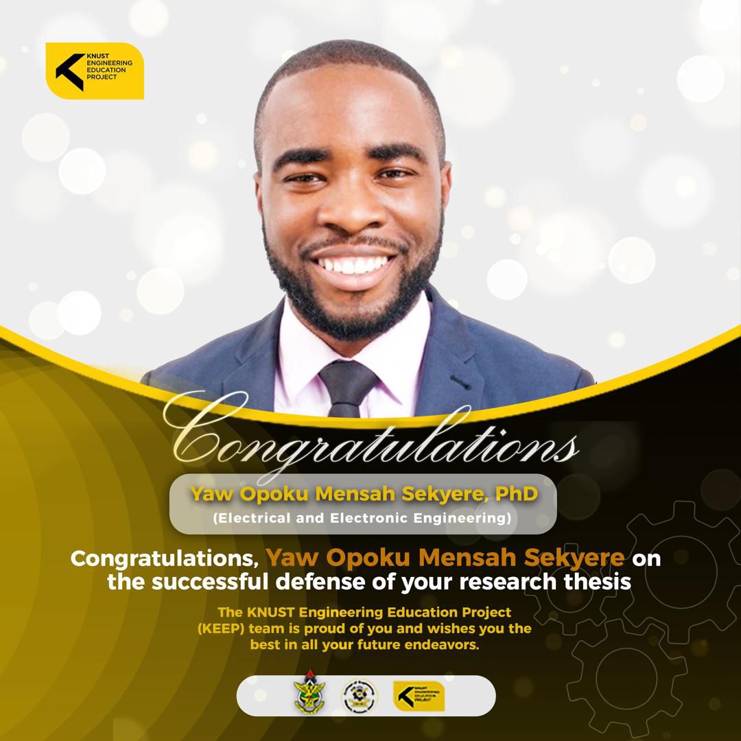 Congratulations Yaw Opoku Mensah Sekyere