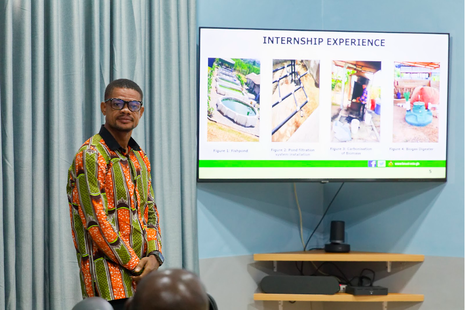 David Kabutey (PhD Candidate, Bioengineering ) presented his internship experience at Wontesty Ventures