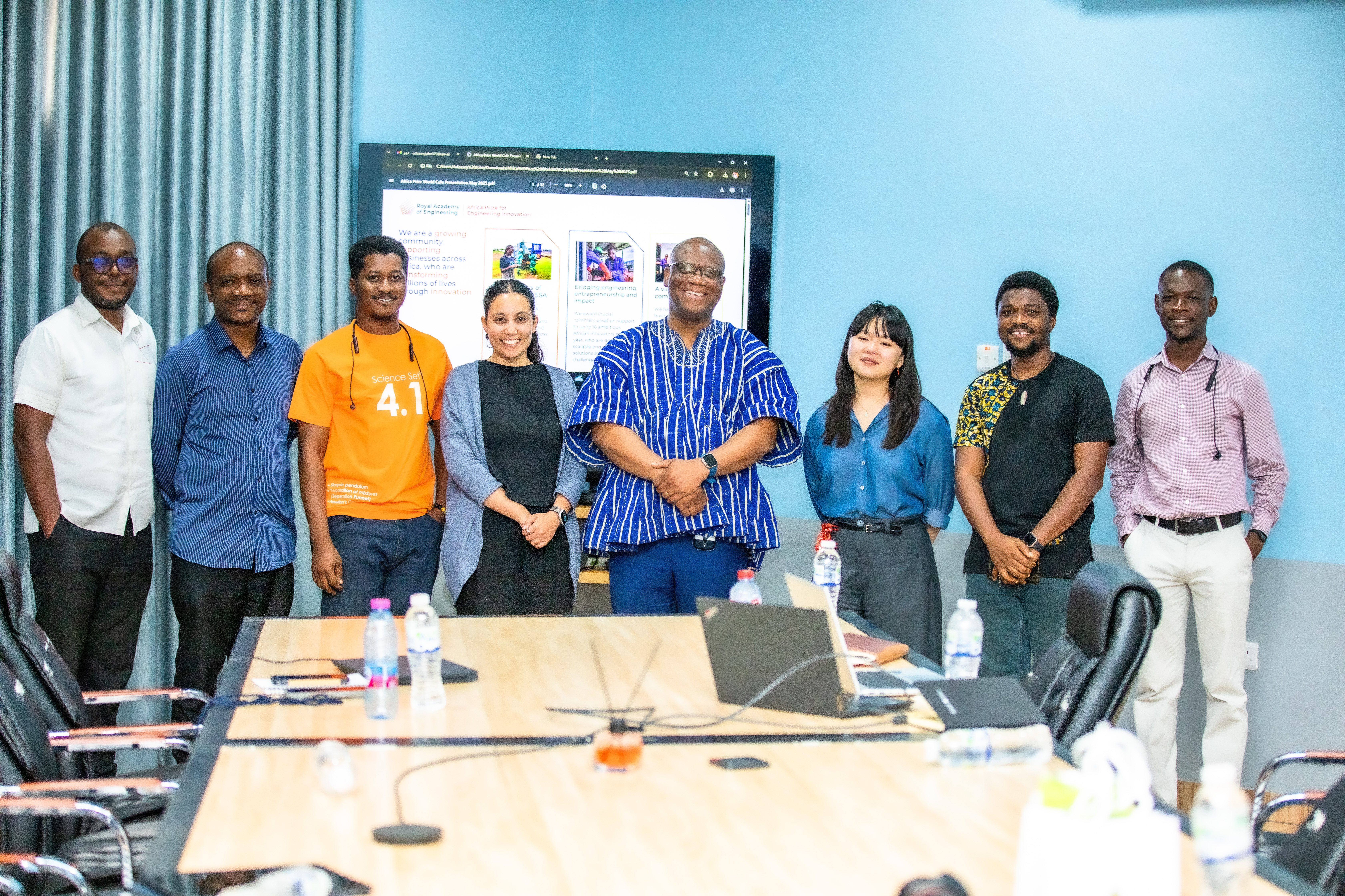 A delegation from the Royal Academy of Engineering Visits KNUST Engineering Education Project (KEEP)