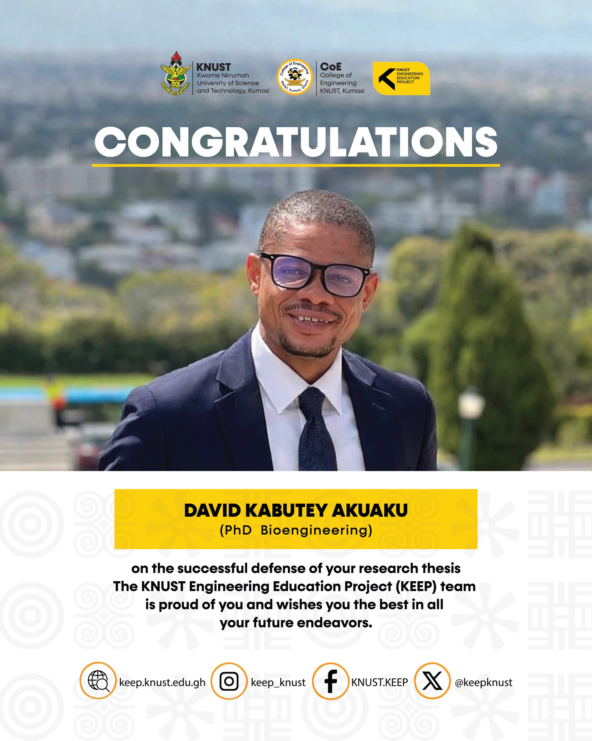 David Kabutey Akuaku Advances Waste-to-Resource Research for Clean Energy and Healthier Soils