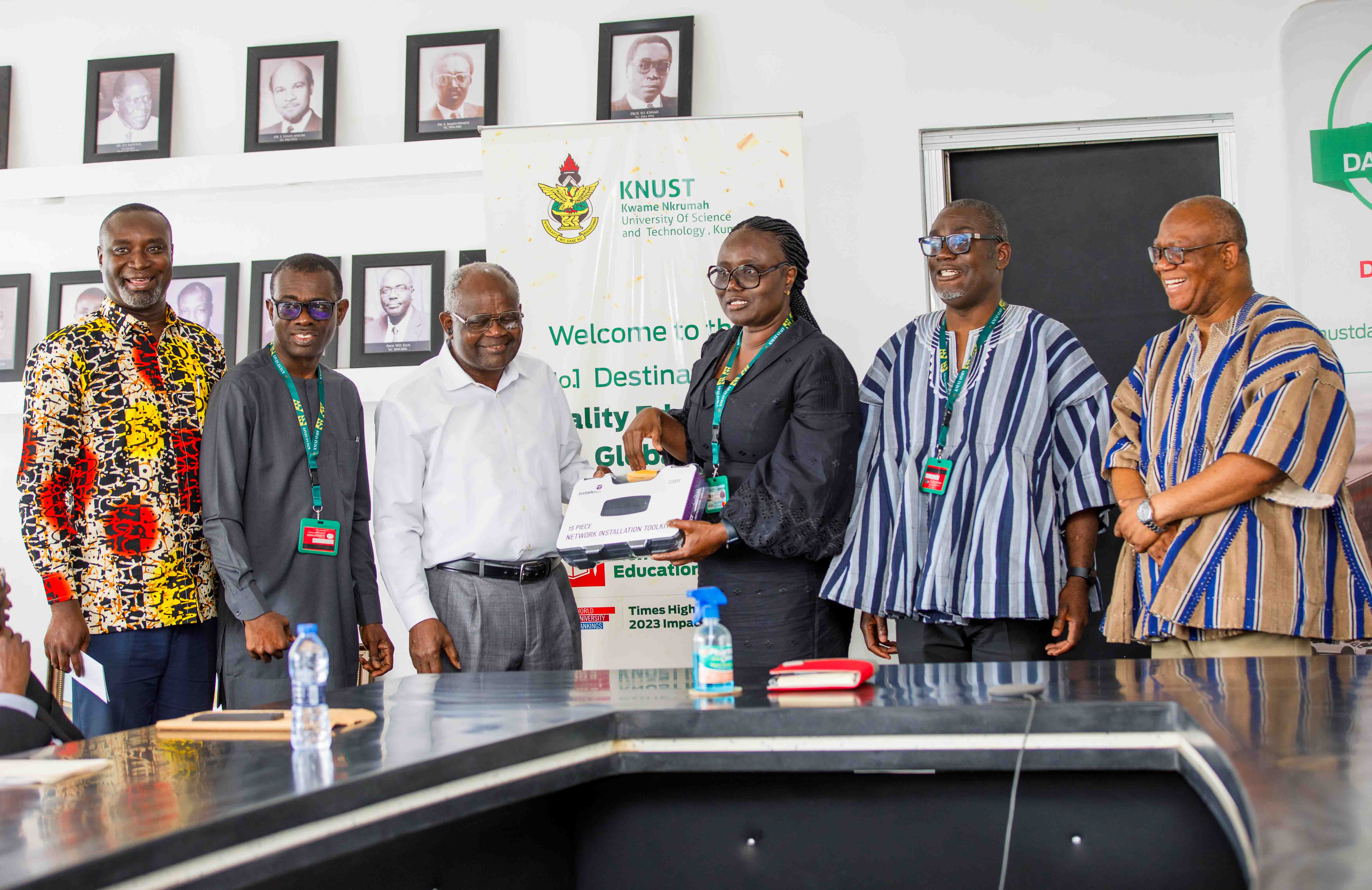 Donation of a network installation tool from Dr Joseph Odartey Cruickshank to the KEEP project