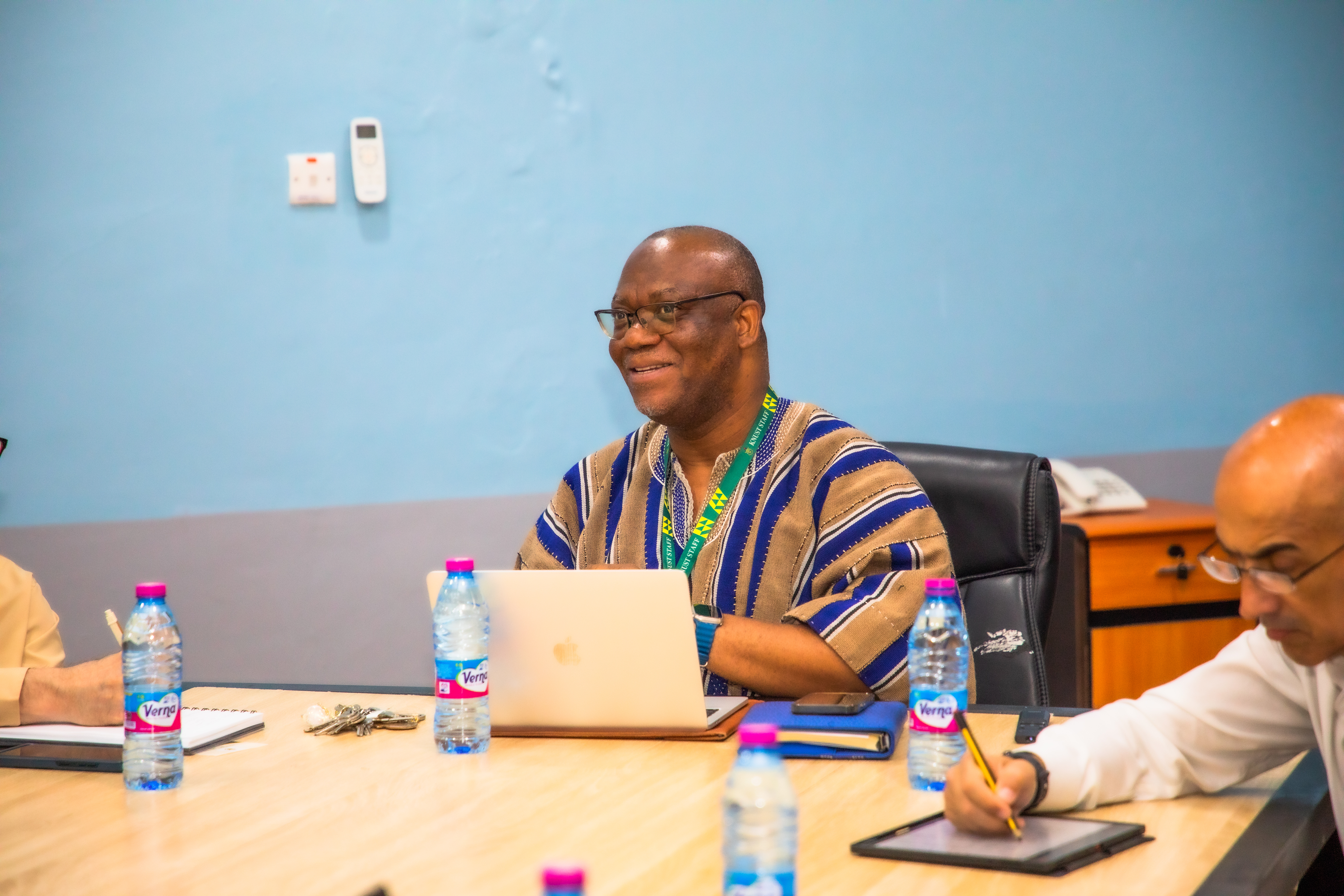 Prof. Jerry John Kponyo introduced the KEEP and RAIL projects.