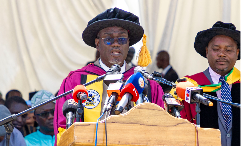 Professor Kwabena Biritwum Nyarko (Left), Provost of the College of Engineering at KNUST, and Dr. Griffith Selorm Klogo (Right), the Project Coordinator.