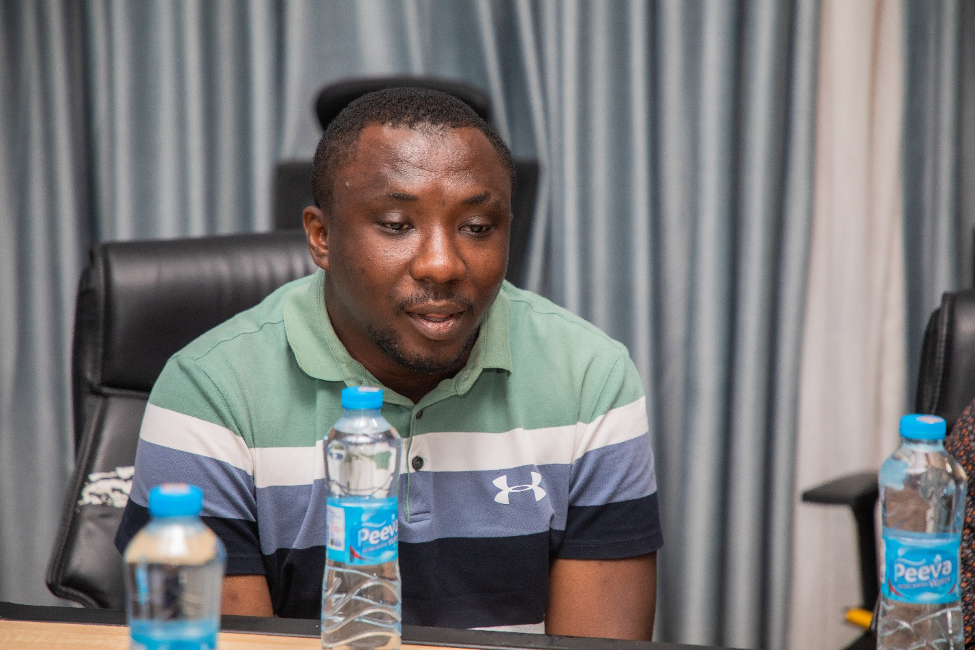 Dr. Henry Nunoo-Mensah presenting on the AI in Health theme.