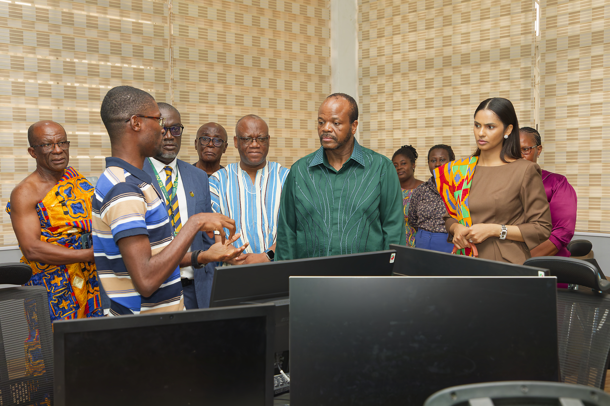 Albert Dede, RAIL PhD scholar, presented his research work.